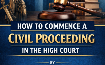 HOW TO COMMENCE A CIVIL PROCEEDING IN THE HIGH COURT